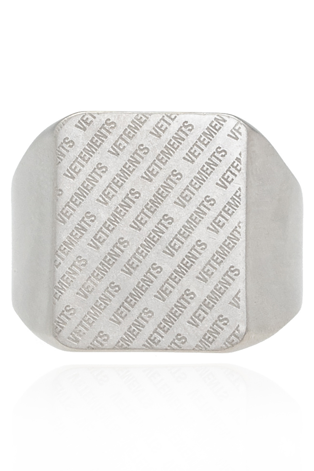 Silver Ring with logo VETEMENTS - Vitkac Italy